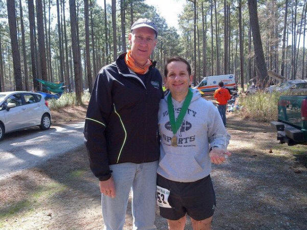 Troy Mouton with Race Director Dennis Bisnette