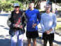 40-44 age group Tony Mozingo, Mike Barnes, and Terry Ingram