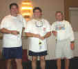 Three of the top five 5K walkers. Two of the top five escaped.jpg (70640 bytes)